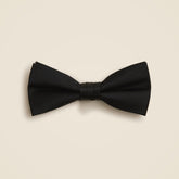 Kids' silk bow tie in black