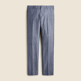 Ludlow Slim-fit suit pant in Irish cotton-linen blend