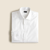 Slim-fit Bowery wrinkle-free stretch cotton shirt with spread collar