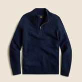 Kids' cashmere half-zip sweater