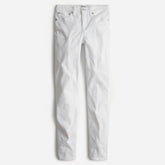 9" mid-rise toothpick jean in white