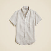 Short-sleeve Baird McNutt Irish linen shirt