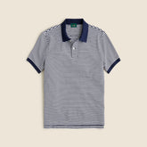 Piqué polo shirt in stripe