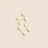 Freshwater pearl drop earrings