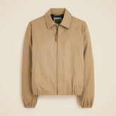 Harrington jacket in cotton twill