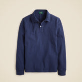 Long-sleeve classic piqué polo shirt