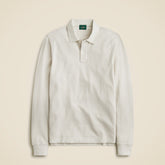 Long-sleeve classic piqué polo shirt