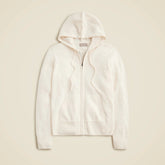 Cashmere full-zip sweater-hoodie