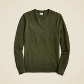 Cotton piqué-stitch crewneck sweater
