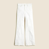 Wide-leg denim trouser in white