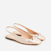Anya slingback flats with bow