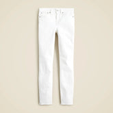 9" toothpick jean in white wash