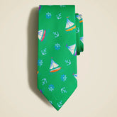 English silk tie in pattern