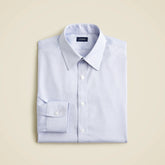 Slim Bowery wrinkle-free dobby dress shirt with point collar