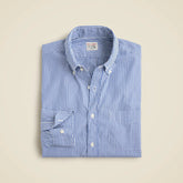 Secret Wash cotton poplin shirt in stripe