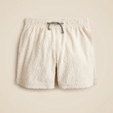 Kids' pull-on short in terry jacquard
