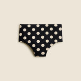 Hallie bikini bottom in dot-stripe print
