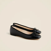 Quinn square-toe ballet flats in leather