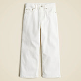 Girls' slim wide-leg jean in white