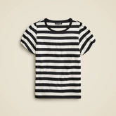 Vintage jersey puff-sleeve T-shirt in stripe