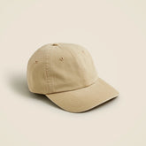 Washed canvas baseball cap