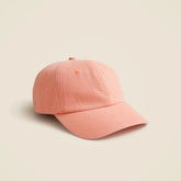 Washed canvas baseball cap