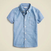 Kids' short-sleeve chambray shirt
