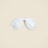 Eyelet bow hair clip