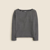 Pima cotton long-sleeve T-shirt in stripe