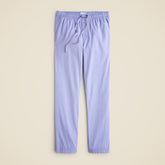 Pajama pant in cotton herringbone