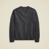 Relaxed midweight cashmere V-neck sweater