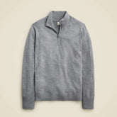 Merino wool half-zip sweater