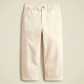 Kids' pull-on jean in ecru wash