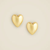 Oversized heart earrings