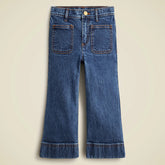 Girls' Sailor stretch denim trouser