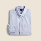 Slim Bowery wrinkle-free dress shirt with button-down collar