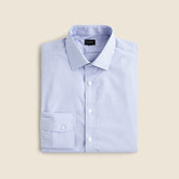 Slim Bowery wrinkle-free dress shirt with spread collar