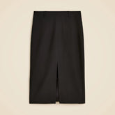 Pencil midi skirt in four-season stretch