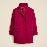 Toscana coat in Italian stadium-cloth wool blend