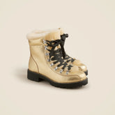 New Nordic boots in metallic leather