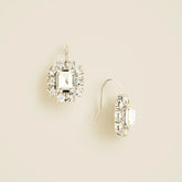 Gemstone drop earrings