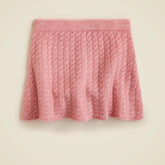 Girls' cable-knit sweater-skirt in Supersoft yarn