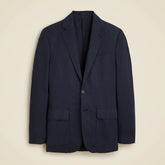 Crosby Classic-fit suit jacket in garment-dyed Italian cotton-linen blend