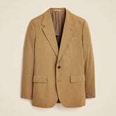 Relaxed-fit suit jacket in cotton poplin