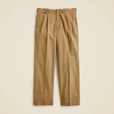 Relaxed-fit suit pant in cotton poplin