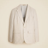 Crosby Classic-fit suit jacket in linen herringbone