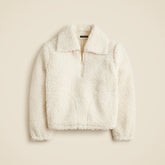 Sherpa half-zip fleece pullover