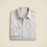 Secret Wash cotton poplin shirt with point collar