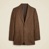 Relaxed-fit blazer in English wool-linen blend