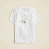 Limited-edition The New Yorker X J.Crew vintage-wash cotton graphic T-shirt